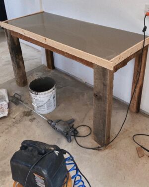Lane Toran Instagram - Did the dang thing and got ‘er done. This is what I started yesterday. Needed more prep space in the kitchen and it also doubles as a bar. Haven’t decided exactly what I’ll display here yet. Swipe for some in progress shots
