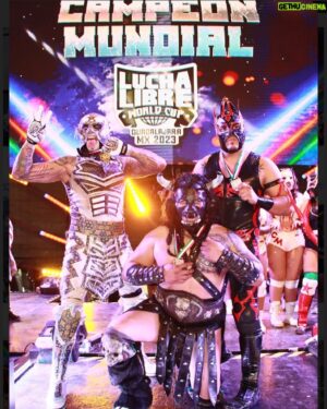 Laredo Kid Instagram - Representamos a el equipo de México @luchalibreaaa y somos los Campeones absolutos de Lucha libre World Cup 2023 en Guadalajara @penta_zero_miedo  @realblacktaurus 
Gracias a toda la afición por su apoyo seguimos avanzando…
NADA PUEDE DETENERNOS 🔥