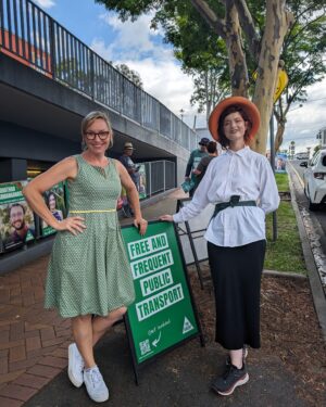 Larissa Waters Instagram - For Queenslanders struggling with the cost of living, 50 cent public transport fares is a big win. But public transport should just be free!

More from @amymacsouthbne 👇

The Greens have been calling for free public transport for years - if Labor want to copy our homework, at least do it properly.

The government are still going to be paying millions per year for their privatised ticketing system. They have never published the annual costs, but it’s likely somewhere around $50 million per year. So why not scrap fares completely, save money and cut out a huge hassle for everyone?

At 50c per trip, switching off the fare machines would actually be cheaper for the government.

The Greens will still be pushing for thousands more bus, train and ferry services - like more frequent and reliable bus routes and more CityCat stops! Because 50 cents won’t mean much if you’re still dealing with a public transport network that is slow, infrequent, or stuck in congestion.

And what happens come February? Will we go back to having one of the most expensive public transport systems in the world?

In the next Parliament, the Greens will be pushing to make sure public transport is free permanently.

I’d love to see Labor pick up some of our other ideas to help Queenslanders with the cost of living like freezing rents and making public schools and healthcare genuinely free.