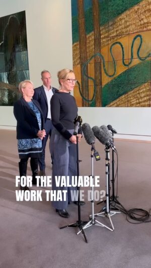 Larissa Waters Instagram - After low-balling minimum wage workers, the Fair Work Commission has told women to wait for another year while it considers whether feminised industries need a pay rise. 

Spoiler alert, they need one now, and they need a Government in their corner delivering one.