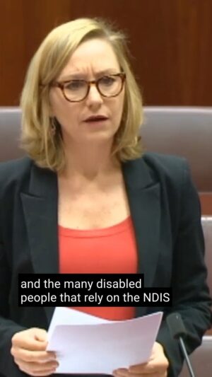 Larissa Waters Instagram - Labor’s proposed NDIS Amendment Bill will slash $14.4 billion from the NDIS and deny participants choice and control over the support they receive, while allowing the Minister to make further future changes without consultation. 

What a blow to the disability community!