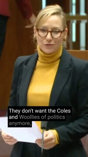 Larissa Waters Instagram - The Greens remain ready to work towards genuine electoral reform. The question is; will Labor do a dirty deal with the Liberal Party so they can both keep the donations rolling in from coal and gas?