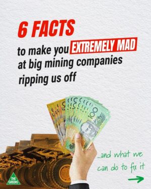 Larissa Waters Instagram - Today the @queenslandgreens have launched a plan to take back $61 billion from big mining companies. Here's everything you need to know.