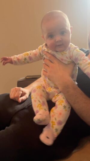 Larissa Wohl Instagram - SOUND ON: Emma’s in her Cotton Eyed Joe era 🤠 
•
•
•
#mom #mama #momlife #mommy #momnashville #larissawohl #baby #babygirl #mybaby #mybabygirl #girlmom #daughterlove #daughter #emma #emmaelizabeth #workingmom #favoritejob #nashbabies #nashvillebaby #larissa #momhood #5months#dance #dancingbaby #dancingbabygirl #cottoneyedjoe