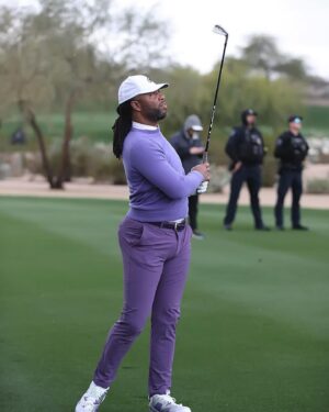 Larry Fitzgerald Jr. Instagram - This is an event I look forward to each year because of the social impact that the Thunderbirds and the tournament are able to have on this community. It’s always a pleasure to tee it up with John Morris and the fellas. ⛳