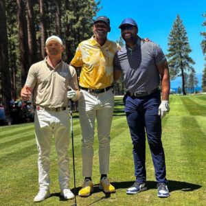 Larry Fitzgerald Jr. Instagram - Great time in Tahoe at the @acchampionship! Congrats to @stephencurry30 on the win and to all of the organizers on an incredible weekend.