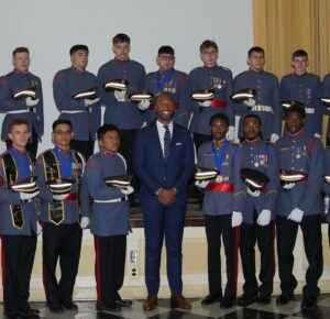 Larry Fitzgerald Jr. Instagram - Truly honored to have spoken with Valley Forge Military Academy’s 96th Corps of Cadets graduating class of 2024 last Saturday. 

Can’t wait to see what is next as they embark on their journeys. Here’s to the graduates and future leaders of tomorrow!