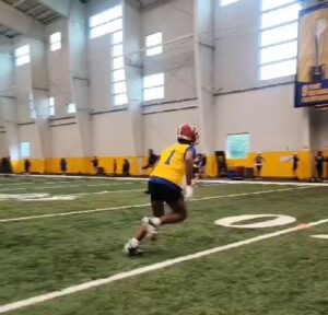 Larry Fitzgerald Jr. Instagram - It was great to be back on the @Pittofficial campus this weekend with my son, @devinfitzgerald111. Seeing him excel at what he is passionate about is surreal. I’m incredibly proud of him for earning what he’s worked so hard for and loves.

I especially enjoyed walking around campus with him and reminiscing about my college experience. 

Thank you to my guy @AaronDonald99, as well as @coachduzzpittfb, Coach Walt Harris, Chris Lasala, JD Brookhart, and so many others for always making me feel at home. I’m deeply grateful for your unwavering  support over the years.