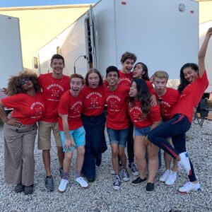 Larry Saperstein Instagram - Today marks 4 years since HSMTMTS premiered on Disney  ❤️ These last 4 years have been the most magical, crazy, transformative years of my life. We really said it all in the last episode of season 4, but the amount of sweet, special, beautiful moments we’ve had as a family will live in our hearts forever. Always there to support each other. Always there to lend a listening ear. And ALWAYS there to sing just about ANY song with you at a moment’s notice. 
.
I’m so grateful to this family, including everyone who kept coming back and watching our lovely show, everyone who’s stopped us and asked for pictures, and everyone who’s taken the time to share with us the things about our show that inspired them ❤️
.
It all means the absolute world to me. I can’t wait to see how everyone flourishes on their own journeys as we move into this next chapter of our lives!!! Wildcats LITERALLY FOREVER ❤️🤍🐾🎓
.
#hsmtmts #disneyplus #wildcats