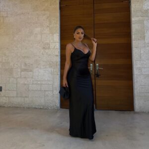 Larsa Pippen Instagram - Silent but deadly.  Dress: @babyboofashion