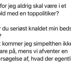 Lasse Rimmer Instagram - “Det synes jeg faktisk er et mærkeligt spørgsmål, som jeg helt ærligt ikke har behov for at gå ind i...” 😅