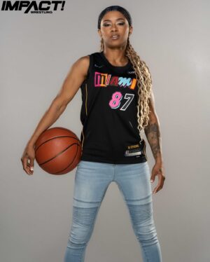 Latasha Harris Instagram - Miami Jersey the Drip 💧 
#HeatNation 🔥🔥 #HeatCulture #Flava #Basketball #FlavaGang