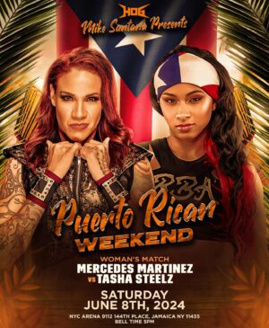 Latasha Harris Instagram - 🇵🇷 BREAKING 🇵🇷

Two bada$$ boricua women go head to head next Saturday, June 8th at Mike Santana’s #PuertoRicanWeekend !!!

Tickets Available in Bio | Watch on @fitetv | 5pm