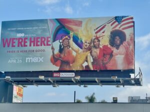 Latrice Royale Instagram - I landed in LA and had to go see what all the buzz was about… Turns out it was me @jaidaehall @sashavelour and @thequeenpriyanka on a billboard promoting @werehere Season 4 coming out this Friday on @hbo @streamonmax!!!