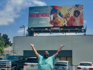 Latrice Royale Instagram - I landed in LA and had to go see what all the buzz was about… Turns out it was me @jaidaehall @sashavelour and @thequeenpriyanka on a billboard promoting @werehere Season 4 coming out this Friday on @hbo @streamonmax!!!