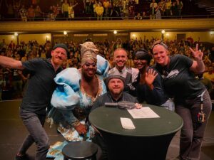 Latrice Royale Instagram - KNOXVILLE TN THANK YOU FOR SHOWING UP AND SHOWING OUT!!!!

Last night #lifegoesontour was FULL of a Love and Energy that was like No Other!!! With a #PACKED House…The level of support for me and my Husband @christopherlhamblin was BEYOND! Watching Christopher be embraced by his #Hometown and Community, seeing him walk in his own spotlight… This is what dreams are made of! Meeting friends and family from years  past, was nothing short of amazing! 
To my AWESOME team… YOU ARE THE BEST!!! I love you so much! And special shout-out to @mrmarxx who’s not in this photo cuz he was sellin merch!🤑
#dragisnotacrime #dragislove #dragisart #dragisforever