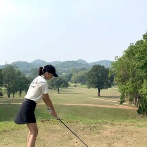 Latthgarmon Pinrojkirati Instagram - ตีโดนลูกก็ดีแค่ไหนแล้ว🥹🫶🏻🏌🏻‍♀️