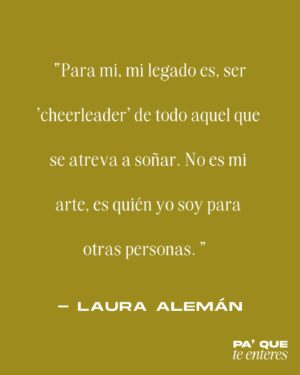 Laura Aleman Instagram - frases del día ♥️ #paquetenteres 

en el primer quote le pregunté a @lauraalemanofficial cómo ha sido su crecimiento viviendo en LA - creo que es un sentimiento que mucha gente pasa porque estamos en una ciudad que nos obliga a crecer y a la misma vez creando sueños y experiencias ✨ #kqbh #radiola #podcastpuertorico 

en el segundo quote le pregunté sobre cómo identifica su legado como artista!! para los que no sepan Laura go waaayyy back desde Zona Y en Puerto Rico 🇵🇷💪🏽 — que bonito ponerlo de esa forma; al final el trabajar en el mundo creativo es colaborar por siempre ✔️ 

me identifico con los dos pero en estos momentos de mi vida me resuena más el primero! y tu, con cuál te identificas más? 

btw: estamos live as we speak! TUNE IN!