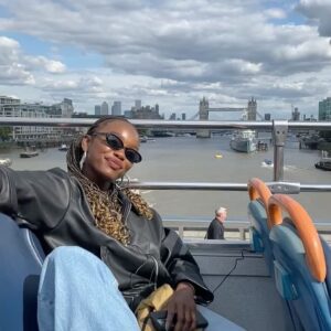 Laura Kariuki Instagram - double decker moment