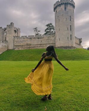 Laura Kariuki Instagram - castles and giggling and shakespeare and frolicking