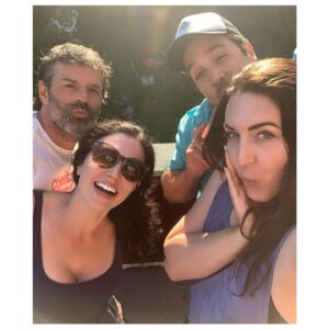 Laura Mennell Instagram - Working on our #circleshortfilm sound mix today with these fine folks!  This has been a fun part of our little social bubble, staying creative, as we adjust to these ever changing times.  What have you been up to? 
.
.
.
.
.
.
#circle #⭕️ #friends #cyclicle #moviemakingmagic #vancouverfilm  #canadianactors #lauramennell #projectbluebook #pbb #canadianfilmmakers #keepinspired #shortfilm #filmmaking #shortfilms #makingithappen #thecircleoflife #creativefriendship #talentedfriends