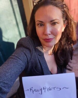 Laura Mennell Instagram - Join me in supporting @rally4vets!  They are “on a mission to create joyful communities and reduce the heartbreaking rate of veteran suicide.” Their fourth annual event is October 12th, 2024.  Please visit the link in my bio (or stories) to see my video in support of their valiant cause, and also to learn how you can contribute if you have the means.  Funds raised go towards service dogs to help vets suffering from PTSD. 
Much love and peace to you all. 
L ♥️
.
.
.
.
.
.
.
#rally4vets #veteransupport #suicideprevention #ptsd #guidedogs #raceforacause #vets #guidedogsforveterans #raceforveterans #lauramennell #rallyforvets #loudermilk #projectbluebook #veteranswithptsd #veteranswithdogs