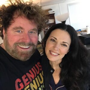 Laura Mennell Instagram - In honour of #DangerousGame’s release, I’ll share behind the scenes photos of some wonderful folks I got to work with. 

Also, it was great teaming up with #Loudermilk castmate, @willsasso again, who this time plays my onscreen hubby. 

These snapshots are a touch smilier than what you’ll see of us on camera  in this gory show.  Pictured are Will, @meganlcharp (my tv daughter), @kaya_coleman_, and @mcnamara6262 (our director). 

PS Shout out to @fc__mua #💇🏻‍♀️, @alicia.ohana  #💄, and @thetaeffect /Tibor Farkas #🩸for making me up as Marie! Xo

Don’t forget to stream #dagerousgamemovie on @paramountmovies 
@sp_media_group 
.
.
.
.
.
.
#lauramennell #behindthescenes #scarymovie #horrorshow #edgeofyourseat #scream #halloween #actress #vancouverfilm #paramountplus #willsasso #kayacoleman #megancharpentier #fakeblood #screamqueens #halloweenmovie #newreleases #actorslife #moviemagic #gore #thriller #whodoneit #boardgamemovienight