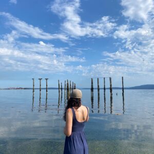 Laura Mennell Instagram - Manifesting…
#📷 : @solomanartist 

#morningmeditation #manifest #littlesliceofheaven #summoning #manifestyourdreams #beautifulbritishcolumbia #vancouverisland #summerlovin #thegreatgetaway #crofton #shadesofblue #lauramennell #actor #actorslife #projectbluebook #loudermilk #batwoman #maninthehighcastle #watchmen #hashtagsareridiculous