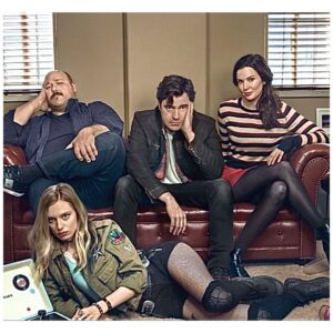 Laura Mennell Instagram - #Loudermilk is now trending on @netflix!  So wonderful Netflix is giving this show a new platform.  Loved being part of this gem of a tv series…  If you haven’t seen it yet check it out.  Wonderful performances by so many folks, including the talented Ron Livingston, hilarious Will Sasso… and my favorite, my lovely friend @anjasav—not only is she a badass, she’ll steal your heart.  Enjoy! ♥️
.
.
.
.
#netflixtv #loudermilktv #loudermilkseries #hiddengen #comedyseries #ronlivingston #willsasso #anjasavcic #lauramennell #peterfarrelly #bobbymort #tvseries #bestinshow #fauxseattle #hollywoodnorth #vancouverfilmindustry #audiencenetwork #musicsnobs #toptv #farrellybrothers