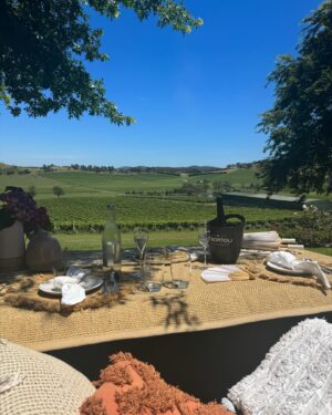 Laura Vissaritis Instagram - Since I can remember, @debortoliyarravalley have been big supporters of @3aw693, so we wanted to see what it was all about.
If you love scenic views, scrumptious food, excellent service, beautiful wine (I didn’t have any #babyonway) and space for your best 4 legged friend to explore, then we highly recommend. Chester even got special snacks. We will be back!