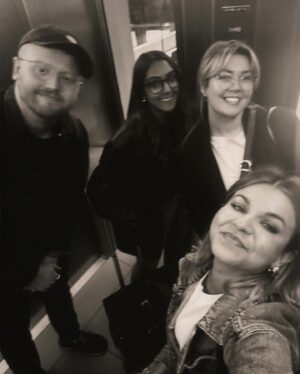 Lauren Layfield Instagram - Back on your radio today from 4pm after a beaut of a week in Luton: four panels, four radio shows, discussing everything from money to health to knife crime, all ahead of R1’s Big Weekend. Finished it seeing some comedy and staying out way too late with @lilliemaenot, gotta get that balance.💖