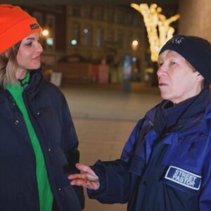 Lauren Layfield Instagram - This film went out on @bbcmorninglive last week and it was one of my FAVOURITE shoots I’ve done in a long time. We got to join the Street Pastors in Coventry who help people in need late at night, whether it be the homeless community, lads starting fights outside bars or girlies who’ve had one too many proseccies and need a pair of flip flops so they can walk home. Needless to say, I originally wasn’t thrilled about working until 3am in the cold…but I ended up having the best night with these amazing bunch of volunteers. Just all round lovely stuff. Catch up on @bbciplayer x