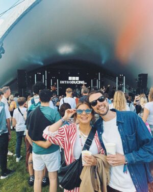 Lauren Layfield Instagram - Last ones. Soz to bang on but it’s just not wasted on me how lucky I am to have joined the @bbcradio1 family.🖤

1. Me and @louischads first met more than 10 years ago at a group of local radio stations in the Midlands. We said we always wanted to work at Radio 1. Louis - because he’s the biggest radio nerd I’ve ever known - got there way before me and is smashing it and I’m so happy I got to join him and make our 20-year-old-selves proud.
2. @lilliemaenot. The LMS. What luck to have been given her as a producer.🍀
3. @mansithejourno’s first festival. Bought a digi camera. Bought tissues out during the @raye set.💜 
4. The way I could bang on about the @thelastdinnerparty forever. The charisma! The stage presence! Christ!
5 & 6. Bring your boys to work day.
7. Golden hour✨
8. “We could be lifted, from the shadows, lifted.”
9 & 10. Buggy life. @louischad doing some classic Chadwicking.