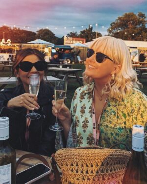 Lauren Layfield Instagram - Last ones. Soz to bang on but it’s just not wasted on me how lucky I am to have joined the @bbcradio1 family.🖤

1. Me and @louischads first met more than 10 years ago at a group of local radio stations in the Midlands. We said we always wanted to work at Radio 1. Louis - because he’s the biggest radio nerd I’ve ever known - got there way before me and is smashing it and I’m so happy I got to join him and make our 20-year-old-selves proud.
2. @lilliemaenot. The LMS. What luck to have been given her as a producer.🍀
3. @mansithejourno’s first festival. Bought a digi camera. Bought tissues out during the @raye set.💜 
4. The way I could bang on about the @thelastdinnerparty forever. The charisma! The stage presence! Christ!
5 & 6. Bring your boys to work day.
7. Golden hour✨
8. “We could be lifted, from the shadows, lifted.”
9 & 10. Buggy life. @louischad doing some classic Chadwicking.