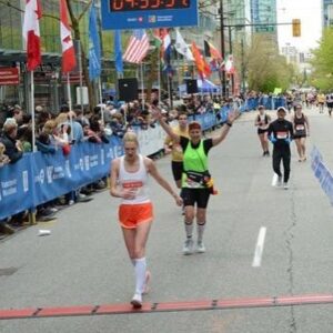 Lauren Lee Smith Instagram - Ok last marathon post 
My brother @guyferguson took these ( except the last one ) as I was trying to make the last steps to the finish line everyone else was celebrating and happy and I yelled “ I’m never fu$king doing this again”!!!! And crossed the finish line angrily!
…anyways today is a new day and we are already planning where we will do our next one next year 🤣

@bmovanmarathon 

You in ?😜
@supersmitht 
@thefansmith