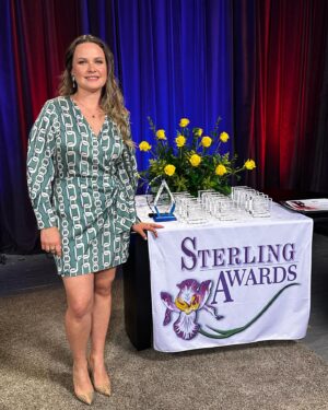 Lauren Pritchard-Cobb Instagram - Yesterday evening I was one of 20 women from the West Tennessee area recognized with a Sterling Award! The Sterling Awards are given to the “20 most influential women” in their respective fields and careers. When I received the phone call in February from Linda Rizzuto telling me I had been nominated and then chosen as a recipient in their 2023 class I was speechless! This artist life that I live is one that has had, and continues to have, many ups and downs and I rarely think about what I’m doing in a “macro” sense because I have to remain very present and in the moment as I’m moving quickly from project to project so I often lose sight of what the optics might be of “me”. Most of the time I just assume that people think I’m the crazy songwriting lady who hops around on stage screaming and emoting while banging on about needs for children who are abused or hungry while also talking incessantly about my son who I’m casually obsessed with…. 😂🤷🏻‍♀️🤪 I also struggle with mental health and live with a monster in my head who regularly tries to convince me that I’m useless, a failure, incapable, incompetent etc etc etc. My logical brain knows these things aren’t true but it’s still the demon I live with and I know I’m not the only one who struggles with this. 

I say all of these things to say: I may not always have all the answers or know what’s up ahead but being recognized with a Sterling Award this year and being included with this group of 20 absolutely incredible and inspiring women gives me so much hope, it quiets the monster in my head. It gives me encouragement to know I’m on the right path. I praise and thank God for his grace and guidance through it all! 

It’s an absolute honor to be given this award and I promise to continue living, learning, growing, working and trying my very best to do what I can to help my community, create meaningful opportunities for artists and children and be the best mother and wife I can possibly be. Thanks to the Sterling Awards committee for choosing me to represent your organization, it means the absolute world to me. 💫