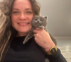 Lauren Pritchard-Cobb Instagram - Pls meet the newest member of our family, little Miss Ashe Lynn Cobb! We are obviously obsessed and she is ridiculously adorable! 😻😻😻 Thanks @sayhichelsea2.0 for helping us find our new fur baby and thanks to sweet Ruby for transporting her in your fave baby blanket! 💓