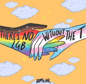 Lauren Pritchard-Cobb Instagram - Today has been one of those days where I felt like I couldn’t do anything on time, even if it was scheduled. And that includes this post. BUT I could not let today go by without expressing my sincerest and deepest love and support of the Trans community in a public way. Now is not the time to be a silent supporter for our trans community who needs to hear our voices, defending and protecting them, louder than ever. From the ridiculous Drag ban in my home state of Tennessee to the outright discrimination and abuse that Trans and nonbinary Americans are experiencing every day across our country, there is a long way to go in the fight for equality and understanding and we must continue it wholeheartedly! So if you need me I’ll be celebrating the #transdayofvisibility today & every day. 🫶🏻🏳️‍⚧️ The beautiful artwork was created by @domandink. 🙏🏻