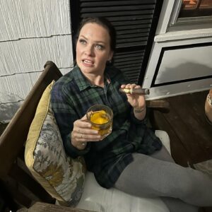 Lauren Pritchard-Cobb Instagram - I’m alive! But I’m still really bad at texting. BUT I AM improving in both health and communication. And I’m releasing a new song later this month. Don’t worry, the cigar & whiskey were for dramatic effect, I can’t handle either since I gave birth😂… More soon. 😘