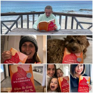 Lauren Weisberger Instagram - Some of my favorite people reading an early copy....
.
.
.
#wherethegrassisgreenandthegirlsarepretty #laurenweisberger #thedevilwearsprada #authorsofinstagram