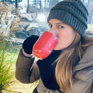 Lauren Weisberger Instagram - Clinging desperately to outdoor dining at all costs, which today meant braving highs in the 30’s at lunchtime. ☕️ ☕️ ☕️