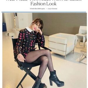 Lauren Weisberger Instagram - One of the things—and there are many—that delights me about the TDWP is how incredibly well the fashion holds up, even all these years later. Love that @marieclaire agrees!