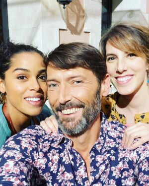 Laurent Kerusoré Instagram - Bon week-end avec la belle équipe du Marci @leafrancoisoff @prudenceleroy #pblv #weekend #mistral #ilovemyjob #♥️