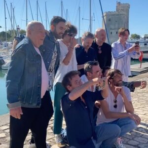 Laurent Kerusoré Instagram - La belle équipe @jolatzko @pierremartot @oh_tchim @jeromebertin @stephane_henon @florian__lesieur @marwanberreni @thibvaneck #michelcordes @festivaldelafiction