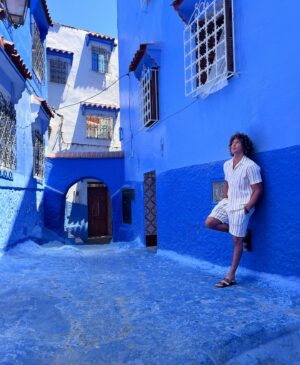 Laurent Maistret Instagram - Chefchaouen, la ville bleue 🔵 au Maroc 🇲🇦

#travel #chefchaouen #maroc #marocco #selected