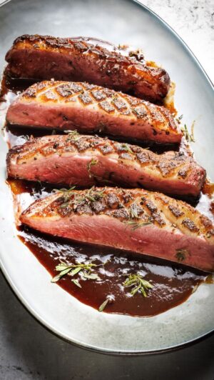 Laurent Mariotte Instagram - Le magret de canard fait partie des plats préférés des Français. Une viande singulière qui aime être accompagnée d’une sauce 😉 C’est que j’ai fait! 
Je vous laisse faire et me dire ! #petitsplatsenequilibre #magretdecanard #sauce #gastronomie #cuisinefrançaise