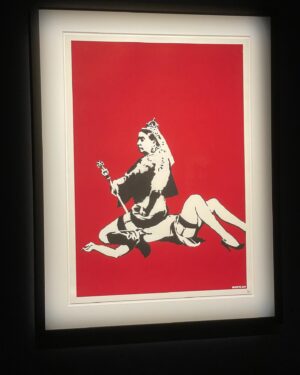 Laurie Fortier Instagram - Banksy: Genius or Vandal? Brilliant.
.
.
.
#banksy #exhibition #LA #graffiti #art #graffitiartist #love #walledoffhotel #dismaland #artist #anoymous #onlyonelife
