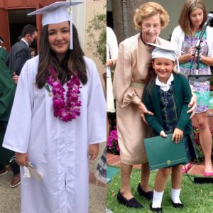 Laurie Fortier Instagram - My sweet baby girl. Congratulations on your 8th grade graduation 💕 
.
.
.
#proudmama #family #mytribe #love #mygirl #onlyonelife