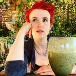 Laurie Penny Instagram - This homemade slushie was in fact disgusting, but I’m some sort of squishy summer snack.