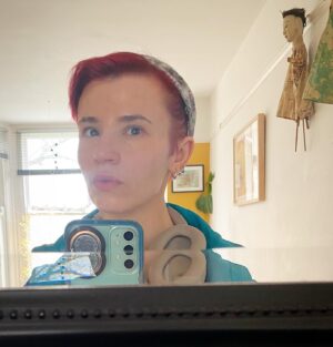 Laurie Penny Instagram - No makeup, no filler, no filter. What’s their secret? JK it’s haunted puppets.